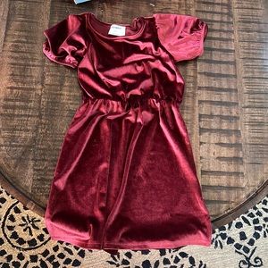 Girls  velvet dress